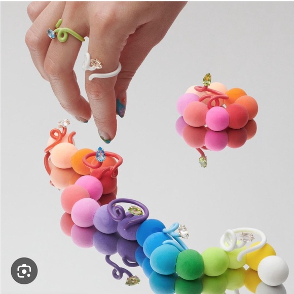 💜 Royal Purple Baby Vine Enamel Ring ✨ - Picture 10 of 14